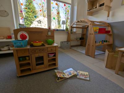 Gemütlicher Spielbereich der Kindertagespflege Die Zwergdrachen